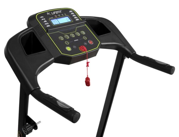 LIFEFIT TM3100 Elektrische Loopband – 2 PK Motor, Snelheden tot 12 km/u, 3 Handmatige Kantelingen, LCD-Display, HRC-Programma, Bluetooth en Tablethouder - Afbeelding 5