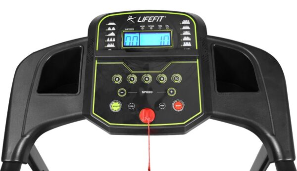 LIFEFIT TM3100 Elektrische Loopband – 2 PK Motor, Snelheden tot 12 km/u, 3 Handmatige Kantelingen, LCD-Display, HRC-Programma, Bluetooth en Tablethouder - Afbeelding 6