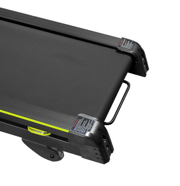 LIFEFIT TM5100 Elektrische Loopband – 4 PK Motor, Snelheden 0,8-19 km/u, 0-15% Automatische Kanteling, 112x42 cm Loopvlak, 5" LCD-Scherm, 48 Programma's, BODYFAT-Test, Opvouwbaar met USB & MP3 - Afbeelding 9