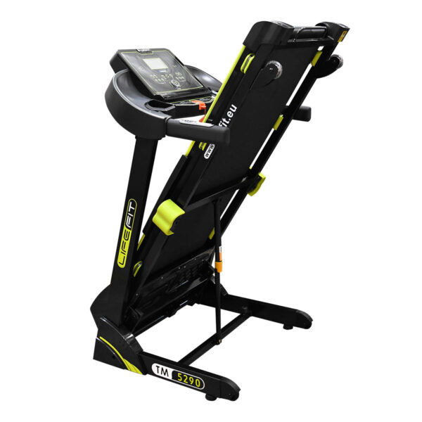 LIFEFIT TM5290 Elektrische Loopband – 5 PK Motor, Snelheden 1-20 km/u, Automatische Kanteling, 99 Programma's, Bluetooth & USB - Afbeelding 4