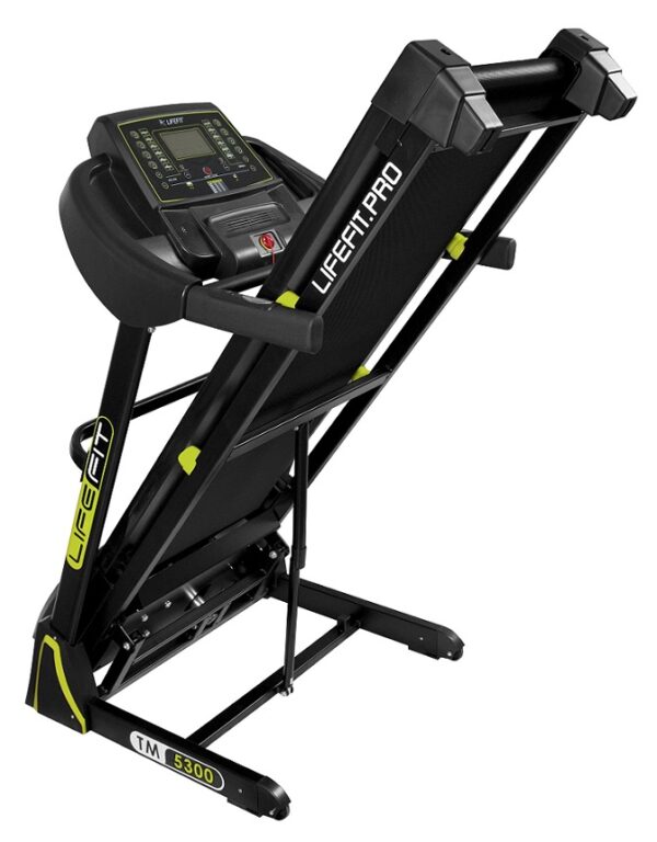 LIFEFIT TM5300 Elektrische Loopband – 5 PK Motor, Snelheden 1-20 km/u, Automatische Kanteling, 99 Programma's, Bluetooth & USB - Afbeelding 4