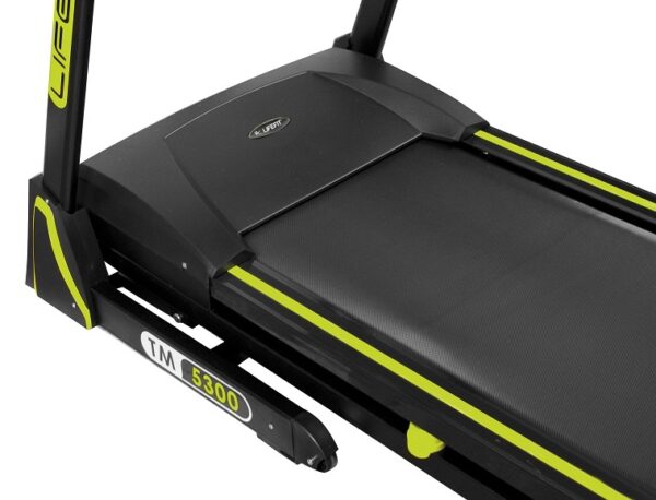 LIFEFIT TM5300 Elektrische Loopband – 5 PK Motor, Snelheden 1-20 km/u, Automatische Kanteling, 99 Programma's, Bluetooth & USB - Afbeelding 8