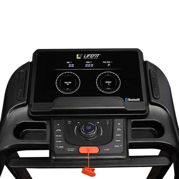 LIFEFIT TM7280 Krachtige Loopband – 7,0 PK Motor, Snelheid 1-20 km/u, Automatische Kanteling, 99 Programma's, Bluetooth & MP3/USB - Afbeelding 7