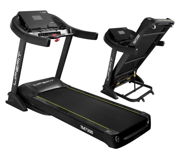 LIFEFIT TM7300 Super Krachtige Loopband – 7,0 PK Motor, Snelheid 1-22 km/u, Automatische Kanteling, 99 Programma's, Bluetooth & MP3/USB - Afbeelding 2
